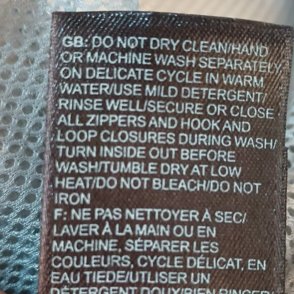 North Face Hooded Windbreaker SP Blue Gray Waterproof Outdoor Jacket - Picture 12 of 12